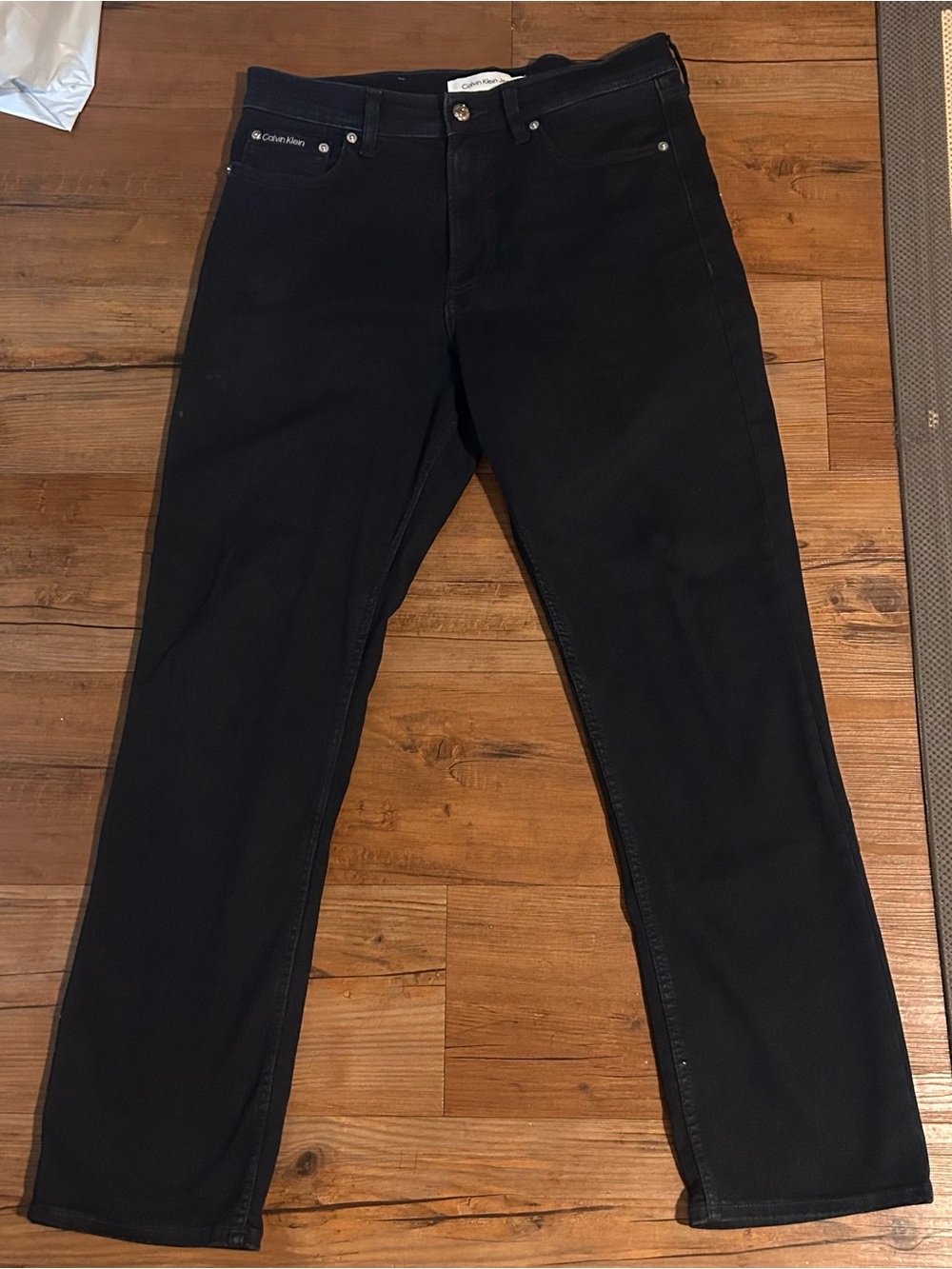 Calvin Klein Men’s Dark Blue Jeans - Classic Straight Fit